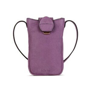 Kate Lee Purple Suede Phone Pouch